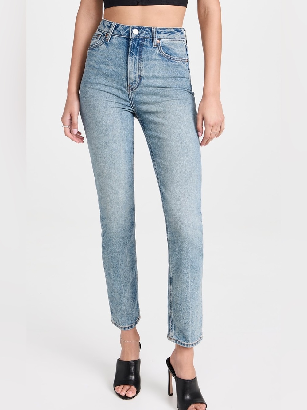 Reformation Liza Ultra High Rise Straight Jeans Malta Size 26